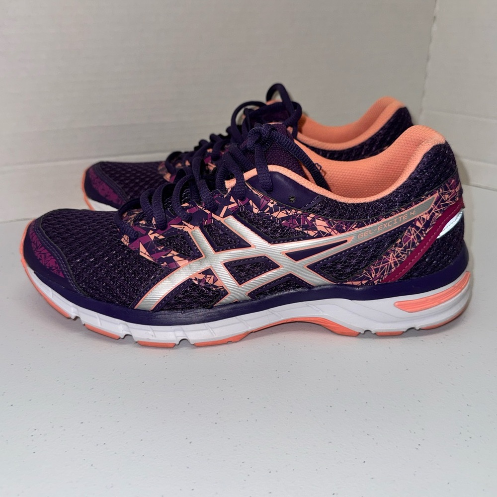 ASICS Women's Purple & Coral Running Shoes